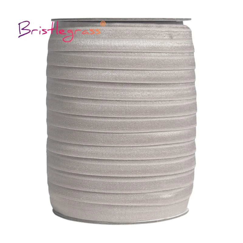 ShineWrap™ Elastic Trim – 15mm Solid FOE Band for DIY Dressmaking & Crafting
