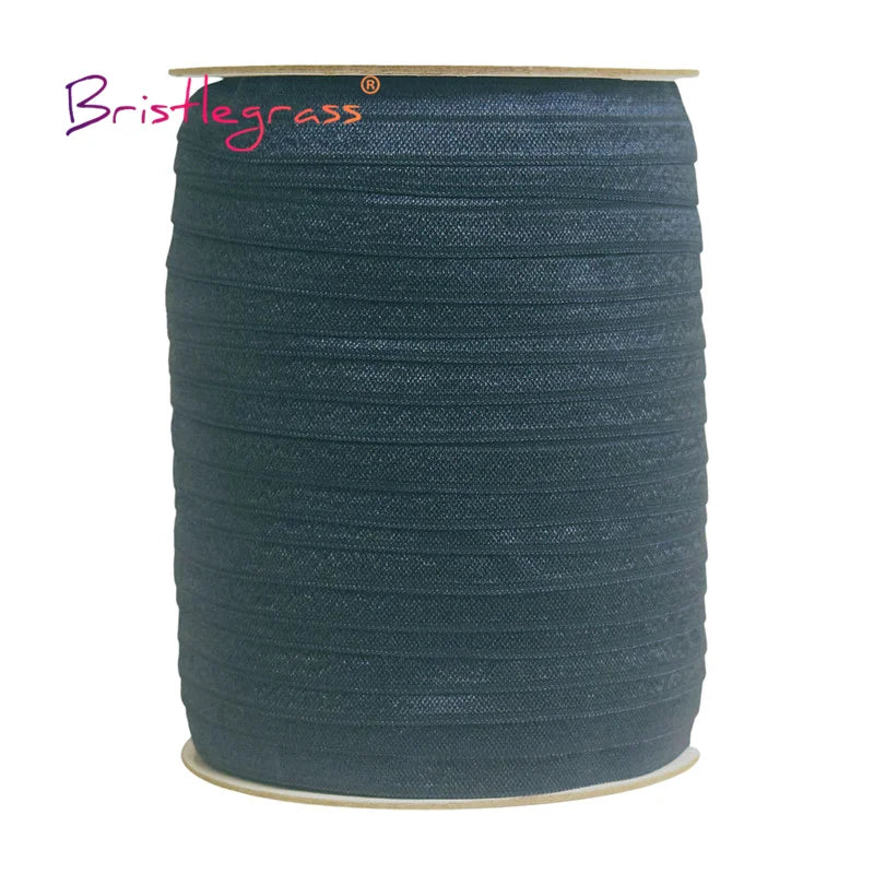 ShineWrap™ Elastic Trim – 15mm Solid FOE Band for DIY Dressmaking & Crafting
