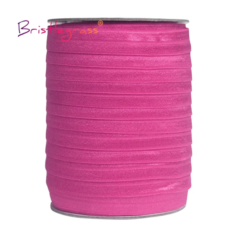 ShineWrap™ Elastic Trim – 15mm Solid FOE Band for DIY Dressmaking & Crafting