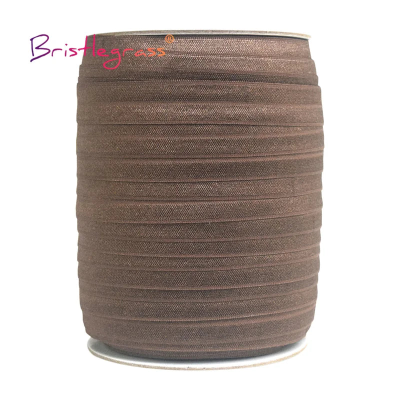 ShineWrap™ Elastic Trim – 15mm Solid FOE Band for DIY Dressmaking & Crafting