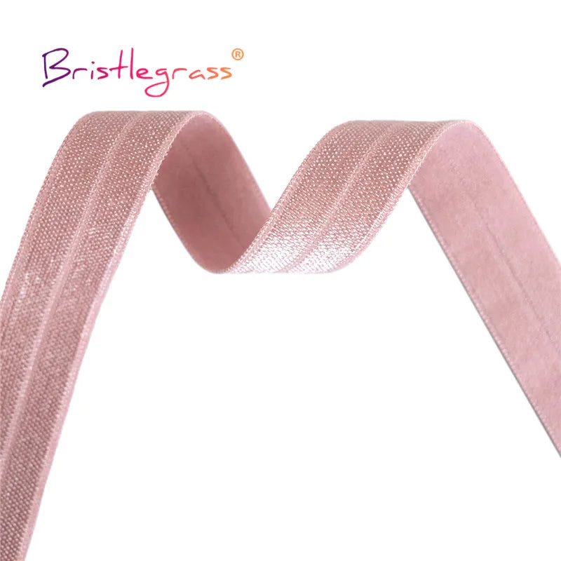 ShineWrap™ Elastic Trim – 15mm Solid FOE Band for DIY Dressmaking & Crafting