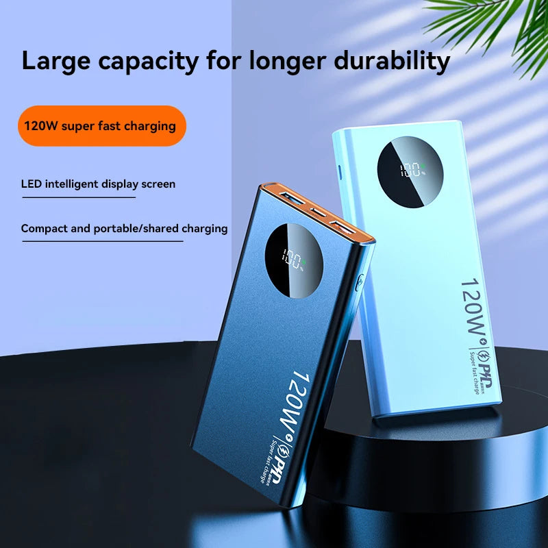 Batería externa Xiaomi de alta capacidad de 120 W y 50 000 mAh: carga ultrarrápida para todos los dispositivos