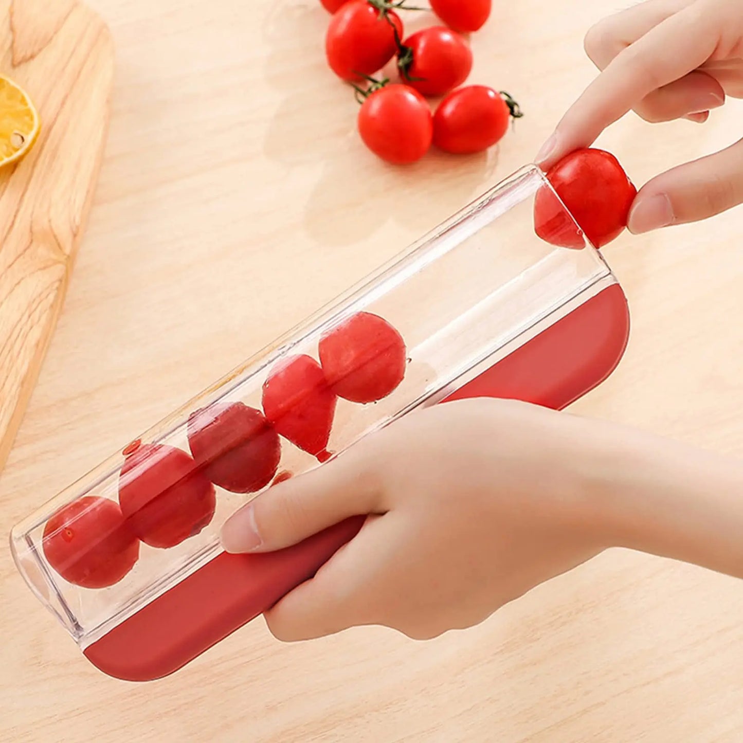 Coupe-tomates et raisins multifonction pour la préparation des fruits et des salades