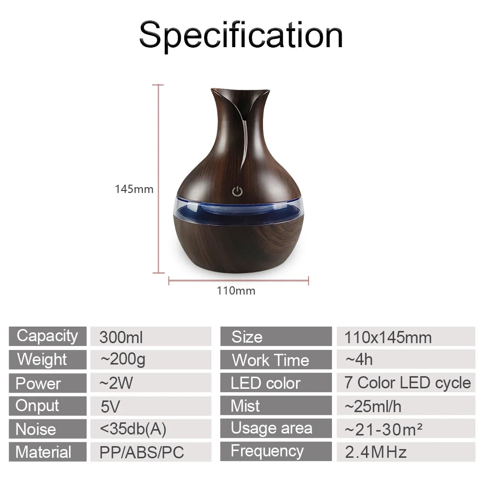 ZenBreathe™ Mini Air Diffuser – Aromatherapy & Humidifier for Home & Bedroom