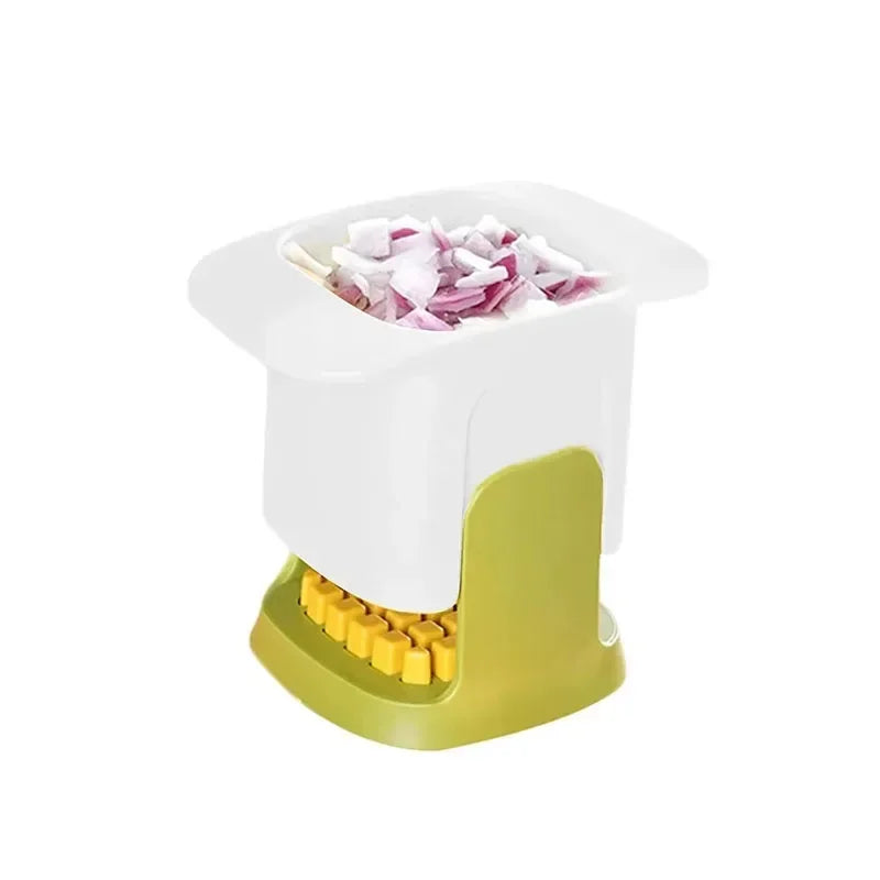 Picadora y rebanadora de verduras multifuncional con mango ergonómico