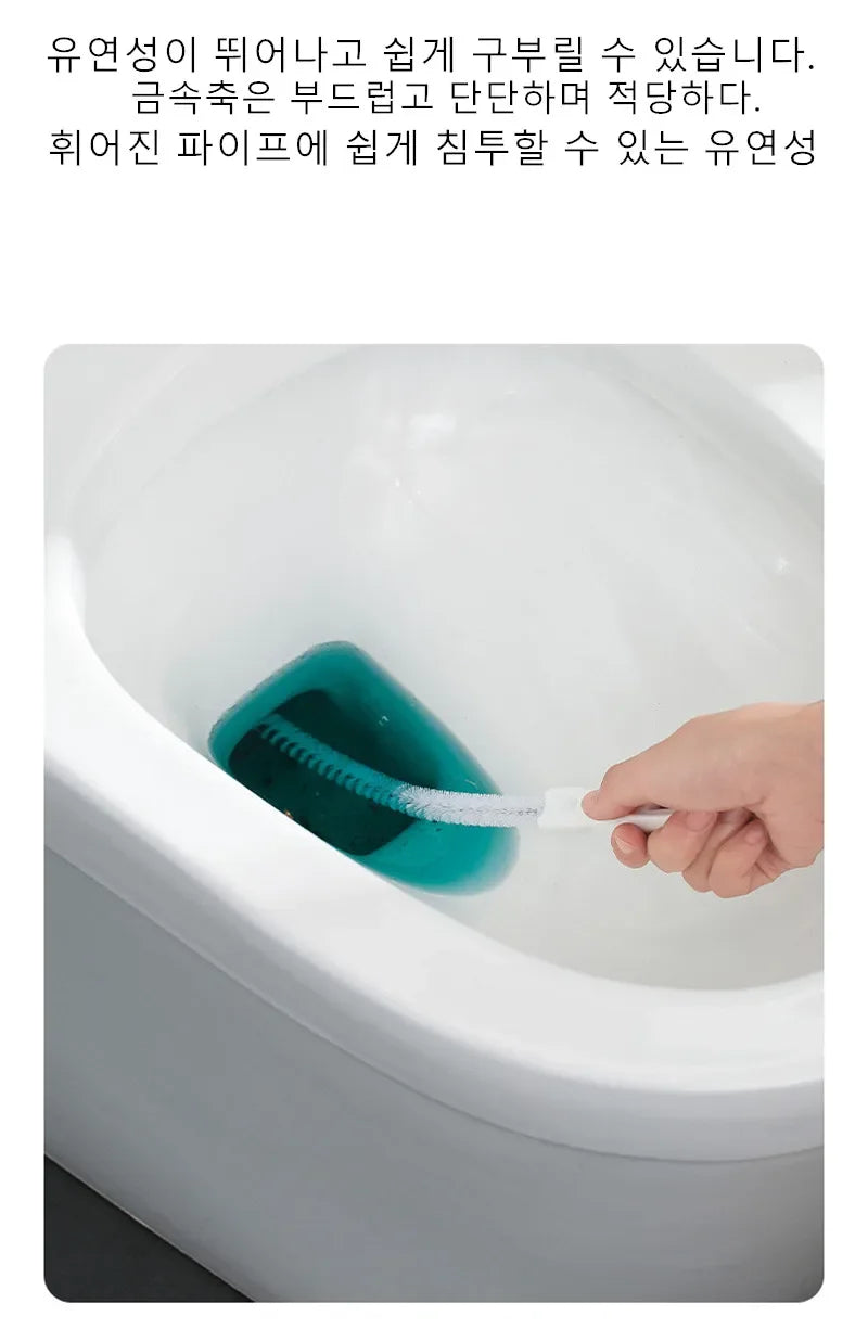 FlexiClean™ Drain Brush – Flexible Pipe & Sink Hair Blockage Remover