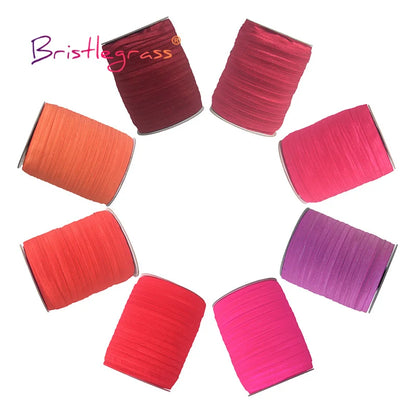 ShineWrap™ Elastic Trim – 15mm Solid FOE Band for DIY Dressmaking & Crafting