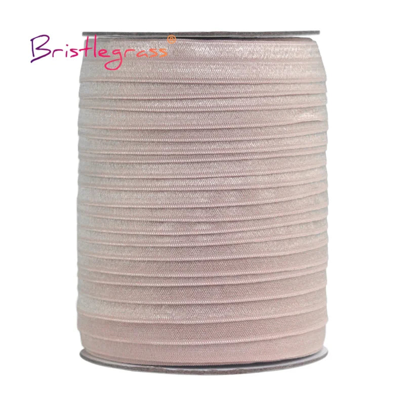 ShineWrap™ Elastic Trim – 15mm Solid FOE Band for DIY Dressmaking & Crafting
