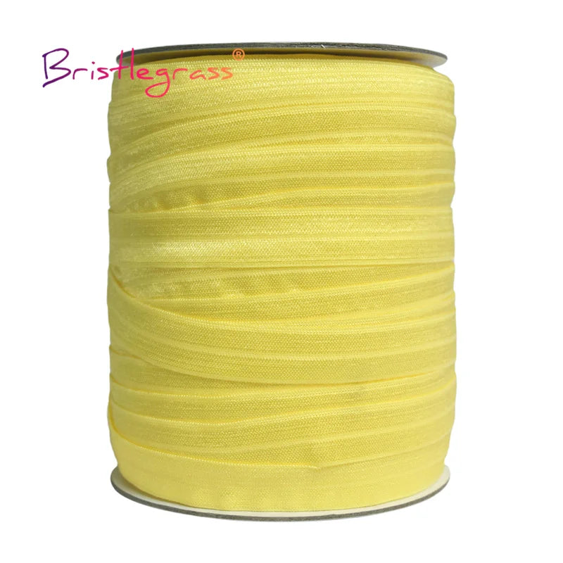 ShineWrap™ Elastic Trim – 15mm Solid FOE Band for DIY Dressmaking & Crafting