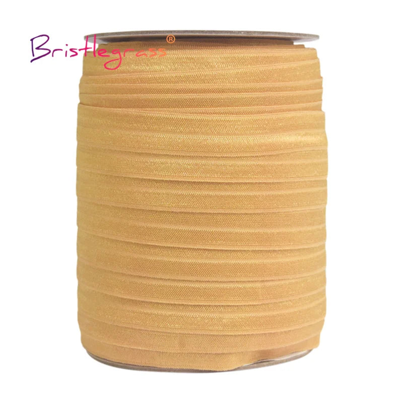 ShineWrap™ Elastic Trim – 15mm Solid FOE Band for DIY Dressmaking & Crafting