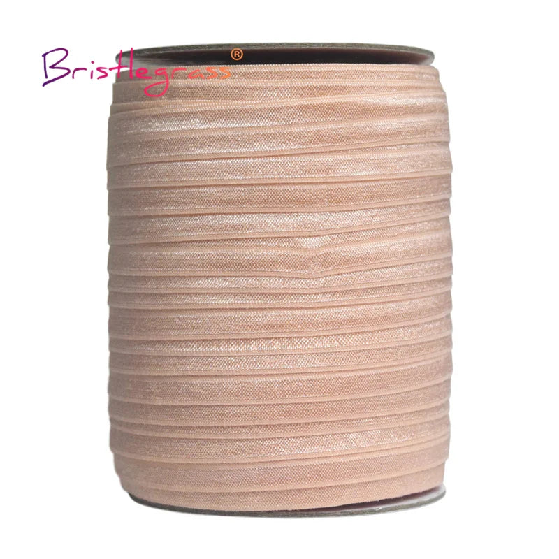 ShineWrap™ Elastic Trim – 15mm Solid FOE Band for DIY Dressmaking & Crafting