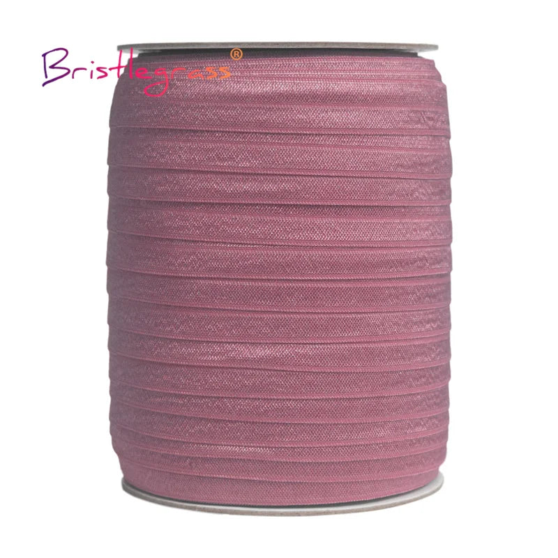 ShineWrap™ Elastic Trim – 15mm Solid FOE Band for DIY Dressmaking & Crafting