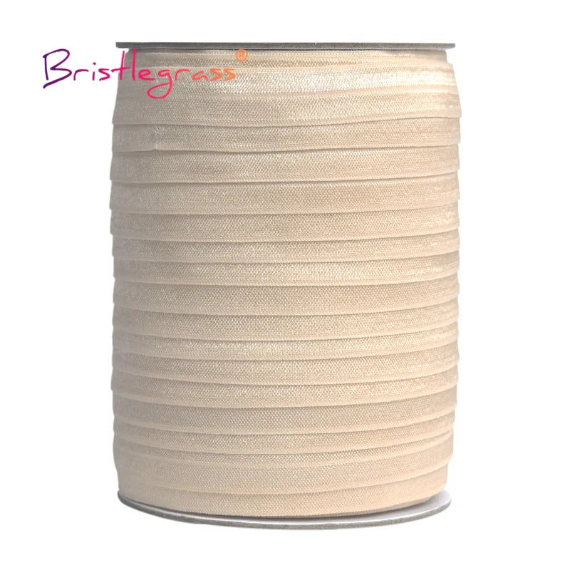 ShineWrap™ Elastic Trim – 15mm Solid FOE Band for DIY Dressmaking & Crafting