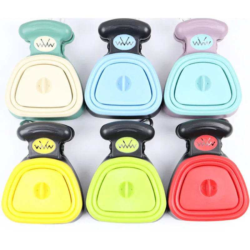 CleanTrail Foldable Pet Poop Scooper – with Bag Holder for Walks