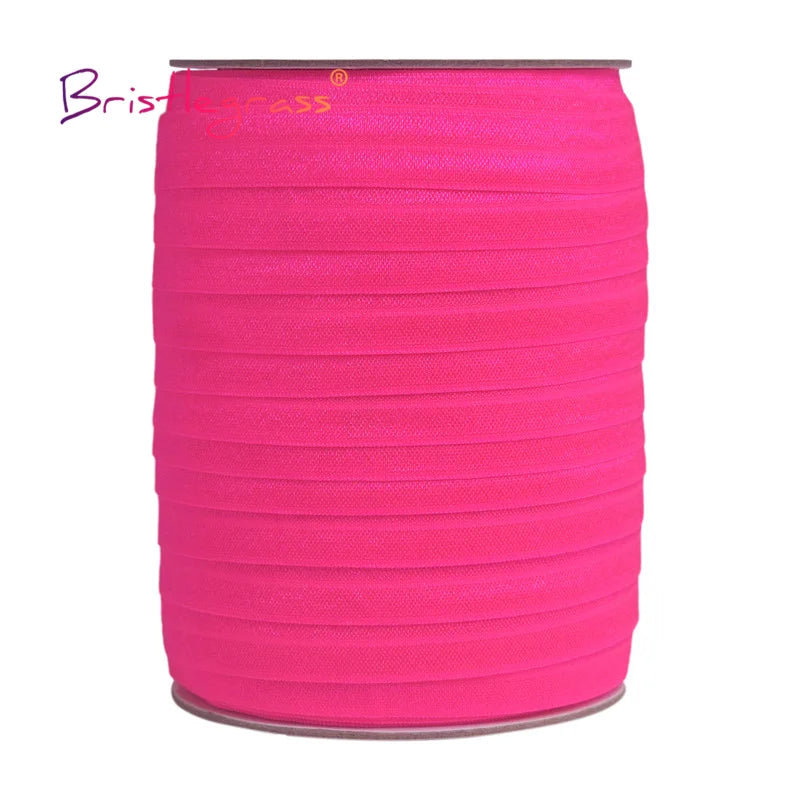 ShineWrap™ Elastic Trim – 15mm Solid FOE Band for DIY Dressmaking & Crafting