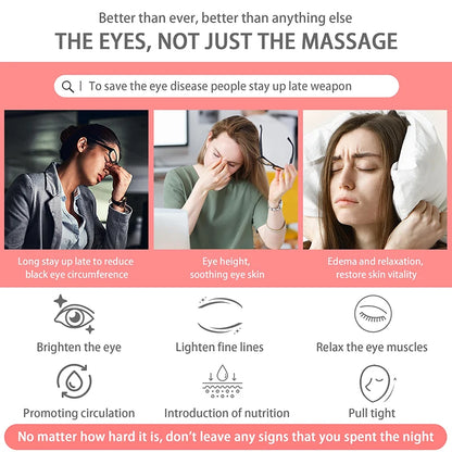 EyeRenew EMS Massager Glasses – Red Light Therapy for Dark Circles & Puffiness
