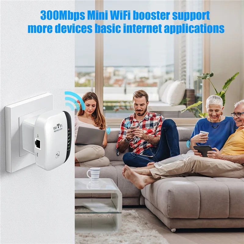 NetReach 300Mbps Wi-Fi Signal Amplifier