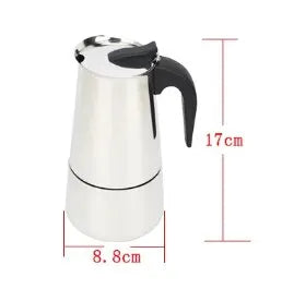 SteamBrew Classic Moka Pot – Multi-Cup Stove Top Coffee Machine