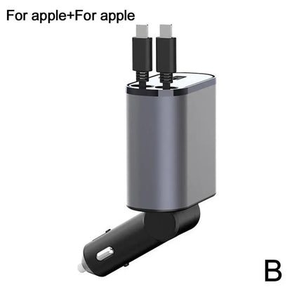 PowerRoad Retractable Car Charging Adapter