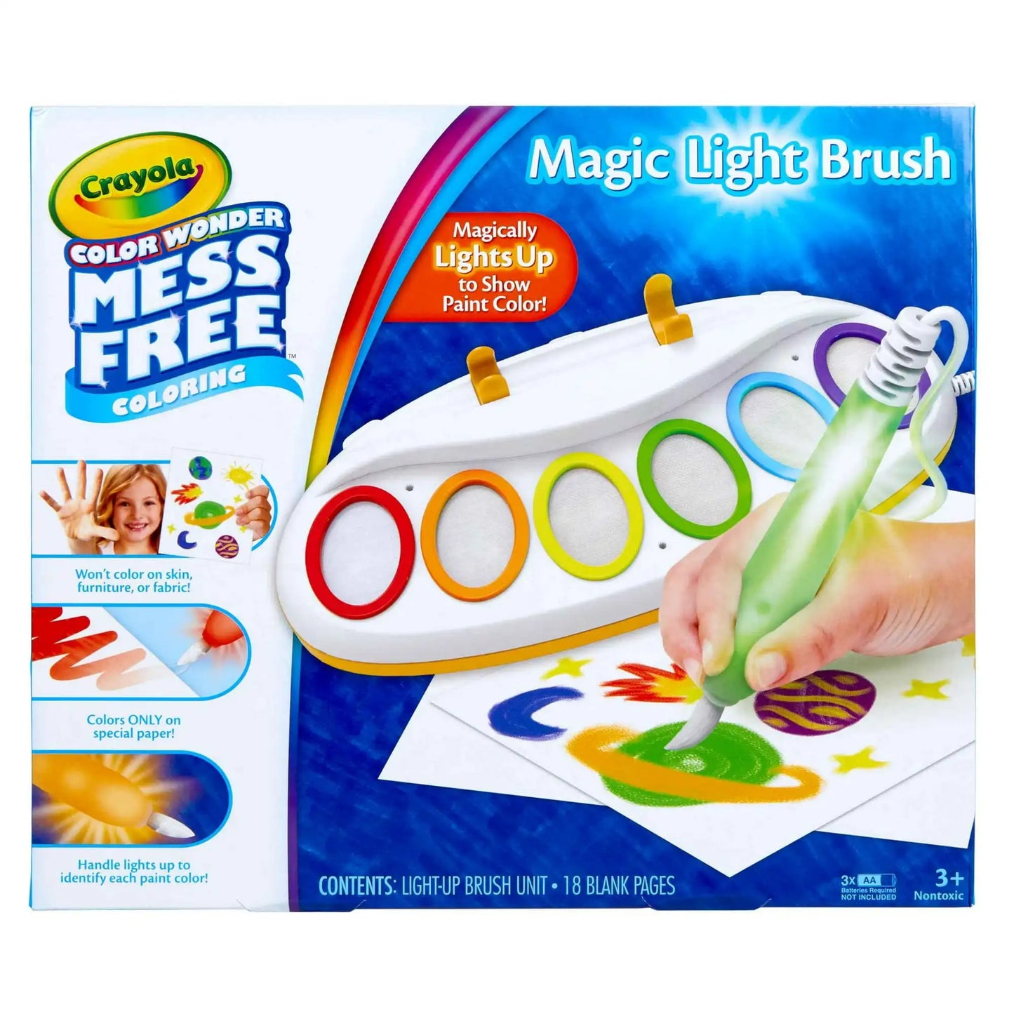rayola Educational Art Kit – Colour Wonder Light Brush & Painting Activities for Children