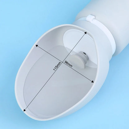 PawHydrate™ Foldable Pet Bottle – 550ml Travel Water Dispenser for Dogs & Cats