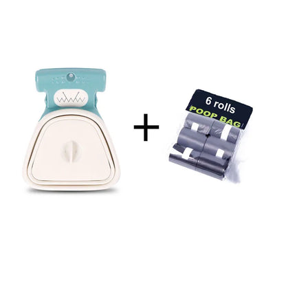 CleanTrail Foldable Pet Poop Scooper – with Bag Holder for Walks