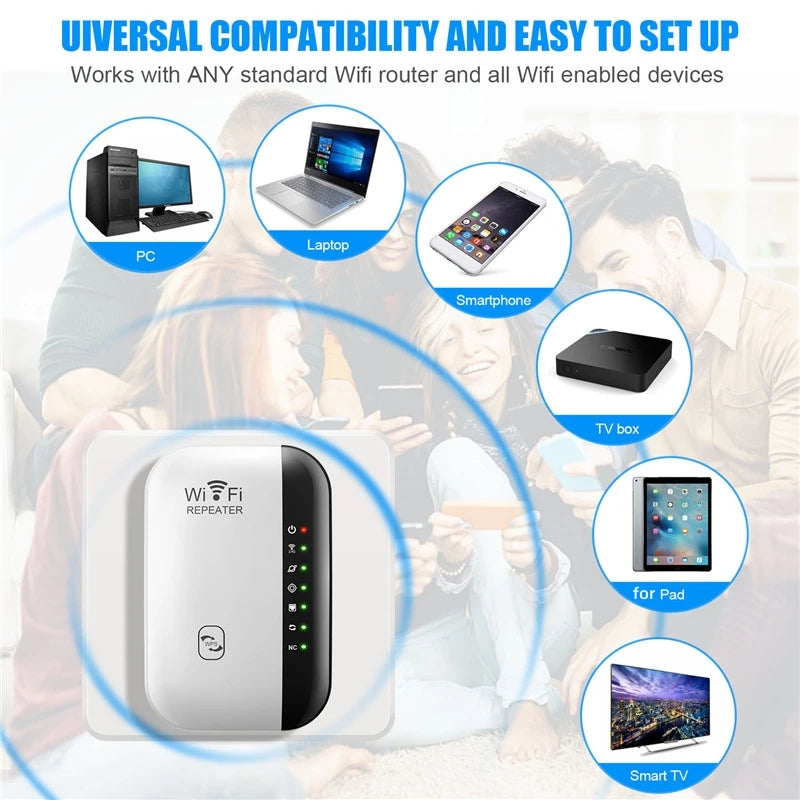NetReach 300Mbps Wi-Fi Signal Amplifier