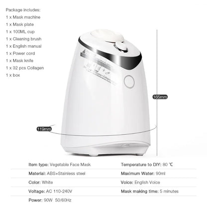 GlowMaker DIY Face Mask Machine – Natural Collagen Beauty Spa at Home