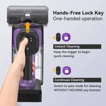 CleanMax Foldable Stick Vacuum 30Kpa