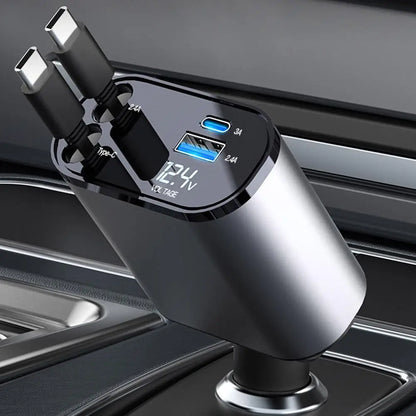 PowerRoad Retractable Car Charging Adapter