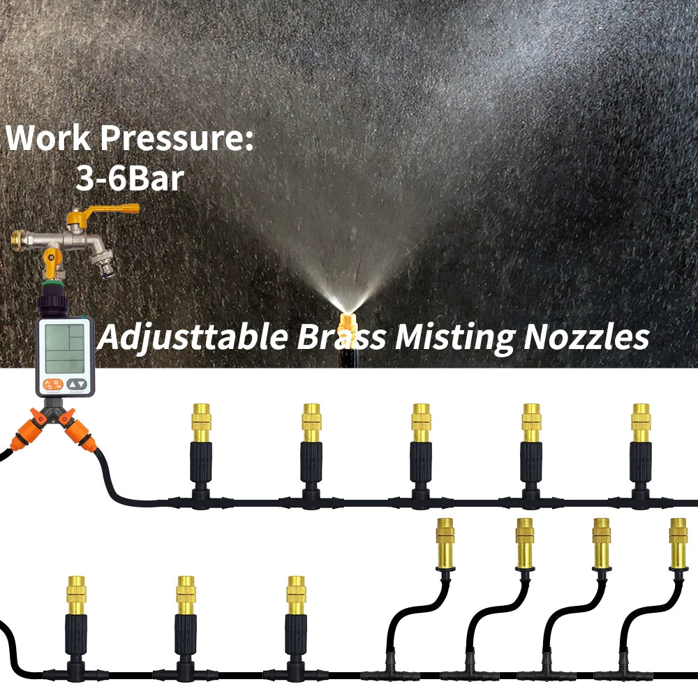MistMate Brass Cooling Nozzles Kit