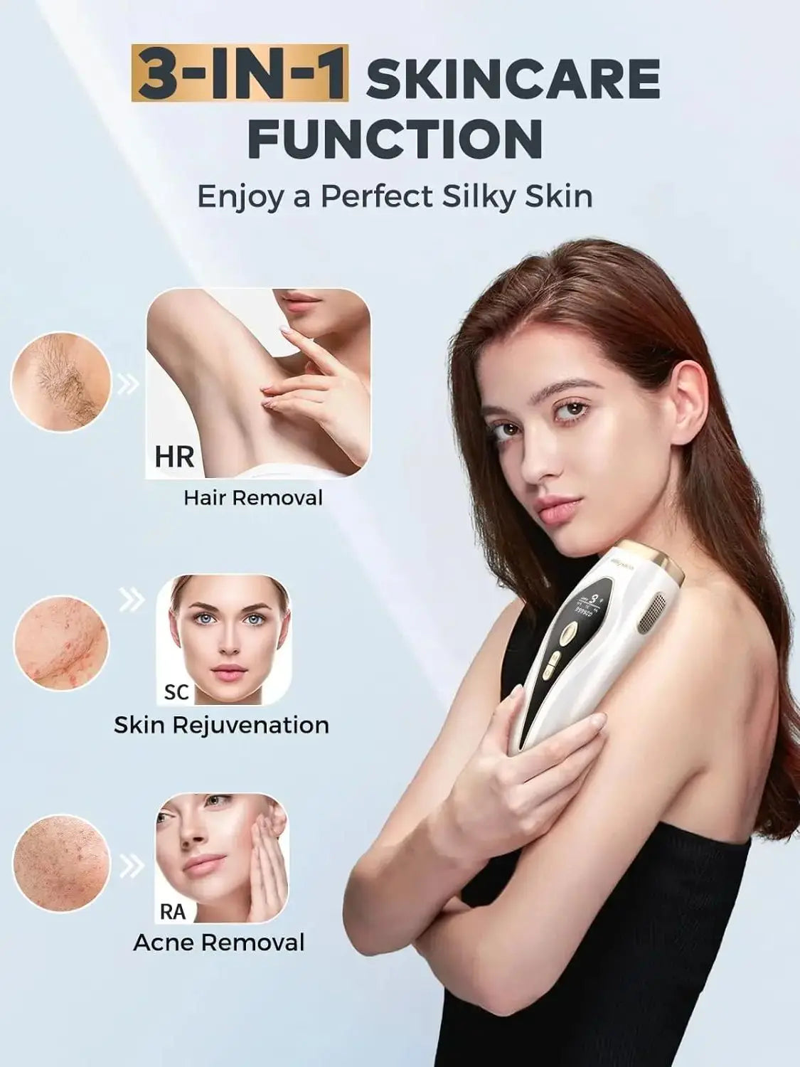 GlowBare Ice-Cool Laser Hair Remover