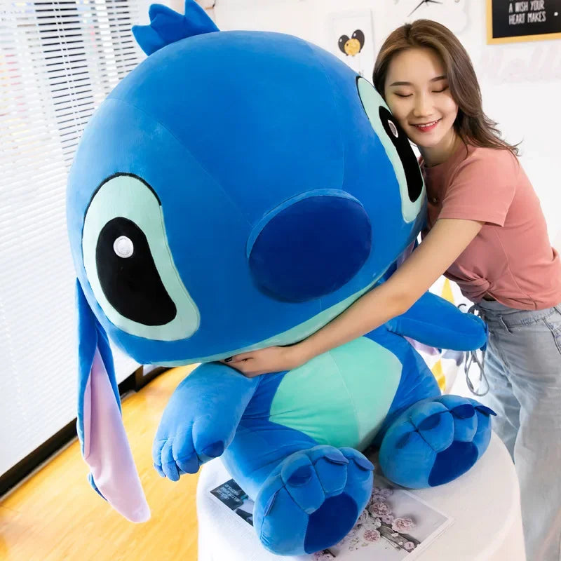 StitchSnuggle™ Giant Plush – Lilo & Stitch Couple Stuffed Toys (20–60cm)