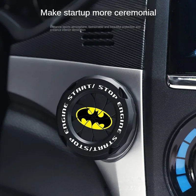 Gotham Gear Engine Button Guard – Batman Car Accessory Sticker