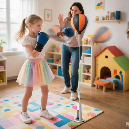 BoxFlex Reflex Punch Bag – Adjustable Boxing Trainer for Stress Relief