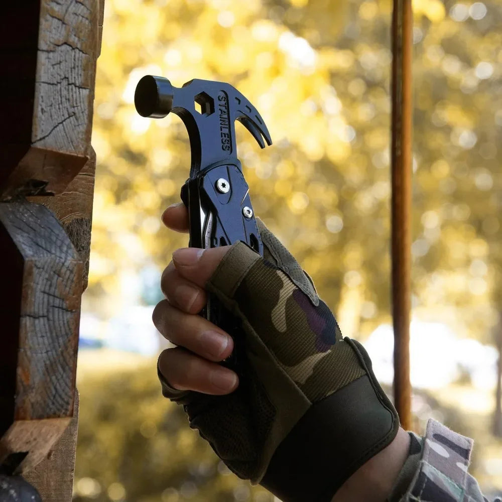 ToolMate 14-in-1 Survival Hammer – Compact Multi-Tool for Camping