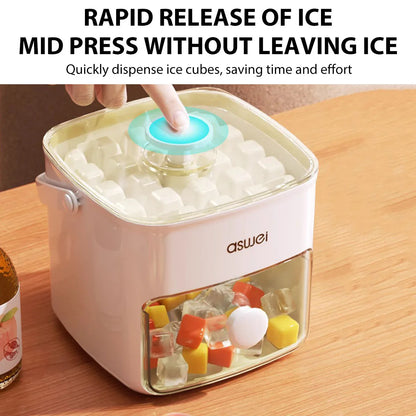 Multi-Use Ice Cube Maker – Double Layer Freezer & Bar Tool