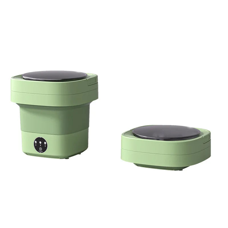 QuickWash Foldable Mini Washer – Portable Laundry Machine with Spin Dry