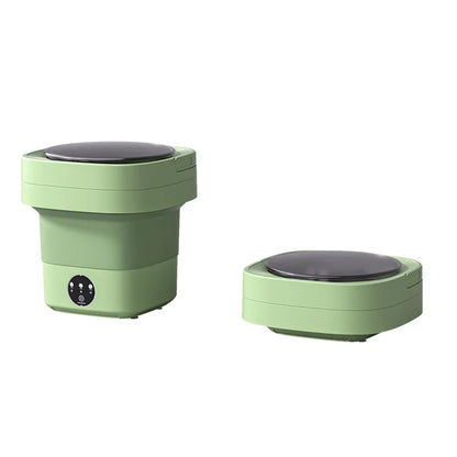 QuickWash Foldable Mini Washer – Portable Laundry Machine with Spin Dry