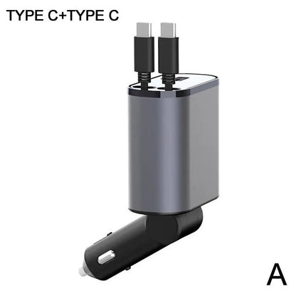 PowerRoad Retractable Car Charging Adapter
