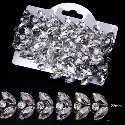 Ducrystal™ Luxe Ribbon Trim – Glamorous Hotfix Decoration for Dresses & Shoes