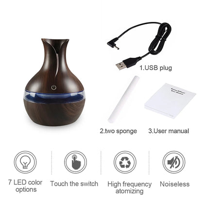 ZenBreathe™ Mini Air Diffuser – Aromatherapy & Humidifier for Home & Bedroom