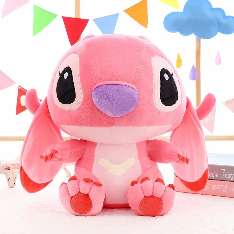 StitchSnuggle™ Giant Plush – Lilo & Stitch Couple Stuffed Toys (20–60cm)