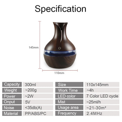 ZenBreathe™ Mini Air Diffuser – Aromatherapy & Humidifier for Home & Bedroom