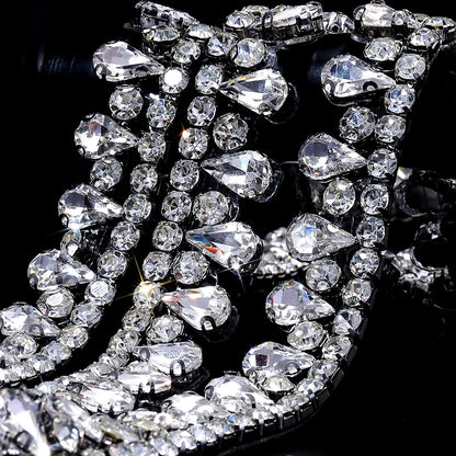 Ducrystal™ Luxe Ribbon Trim – Glamorous Hotfix Decoration for Dresses & Shoes