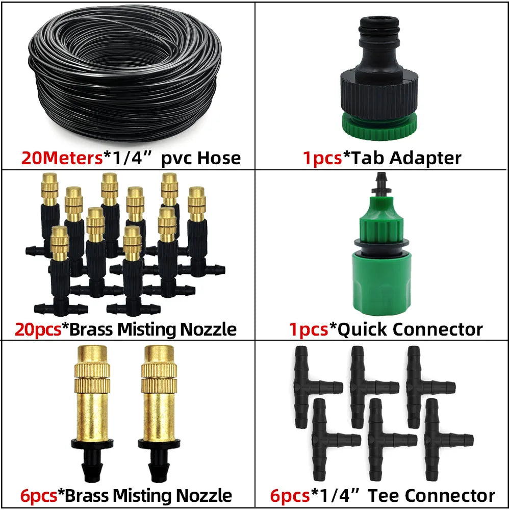 MistMate Brass Cooling Nozzles Kit