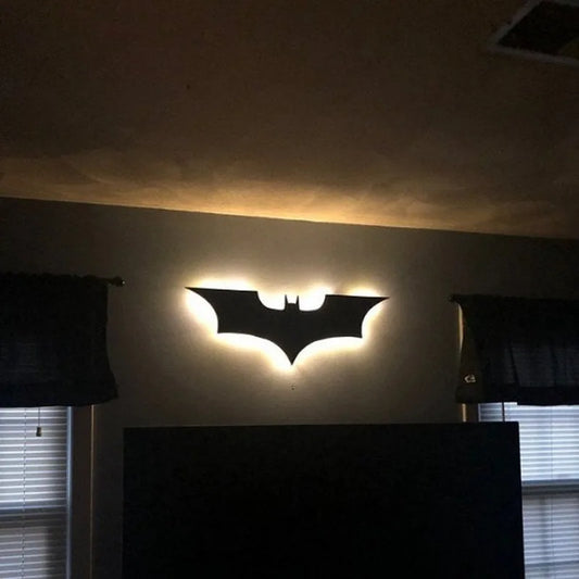 ShadowGlow Bat LED Lamp – Ambient Bedside Lighting with Remote