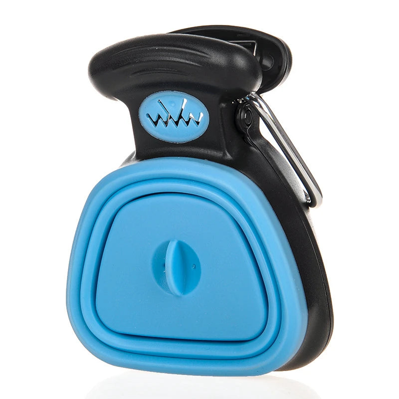 CleanTrail Foldable Pet Poop Scooper – with Bag Holder for Walks