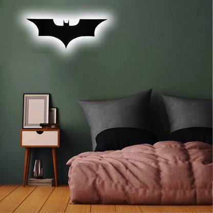 ShadowGlow Bat LED Lamp – Ambient Bedside Lighting with Remote