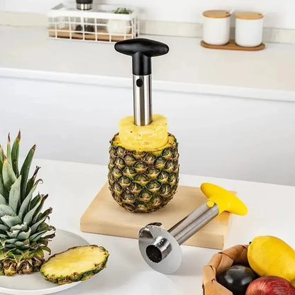 SliceRight Pineapple Peeler – Fast & Clean Stainless Steel Fruit Corer Gadget